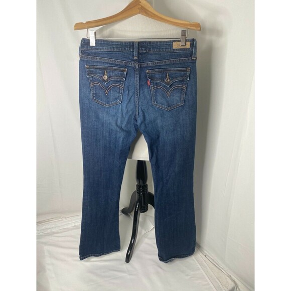 Levi’s Woman’s Jean's Blue Denim 545 Low Boot Cut 5 Pocket Size 10 M x 32 - Picture 3 of 9